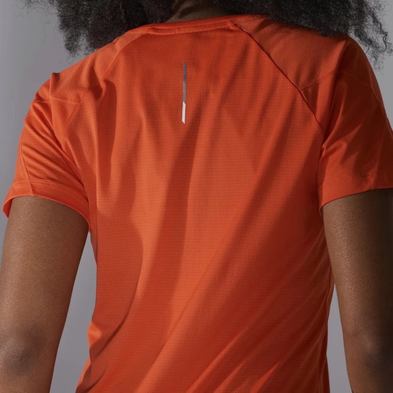 Salomon Cross Run Short Sleeve Women's T-Shirts Coral | CA 24L81